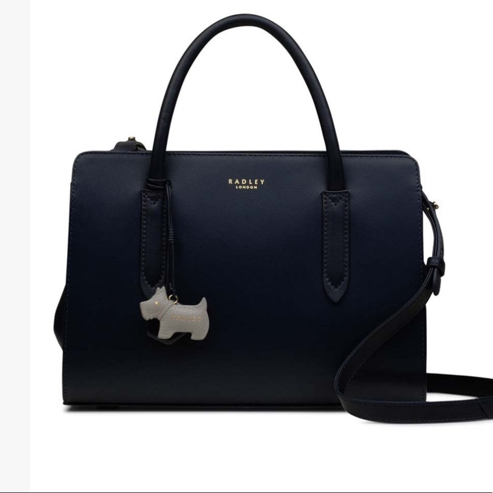 🇬🇧 RADLEY LONDON 🇬🇧 Liverpool Street Leather Satchel - Ink